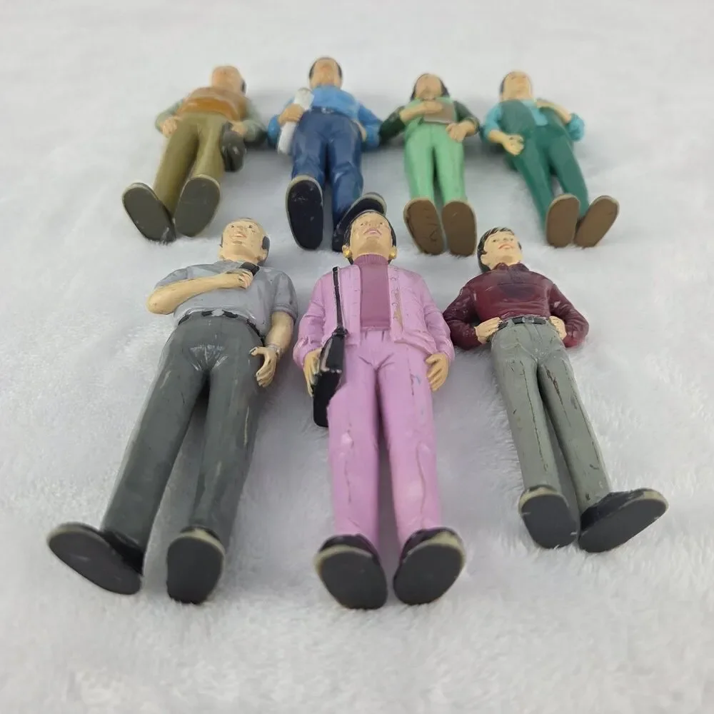 Vintage Cre8tive Minds Dollhouse Family Figures Lot 7 Pretend Play Doll Creative